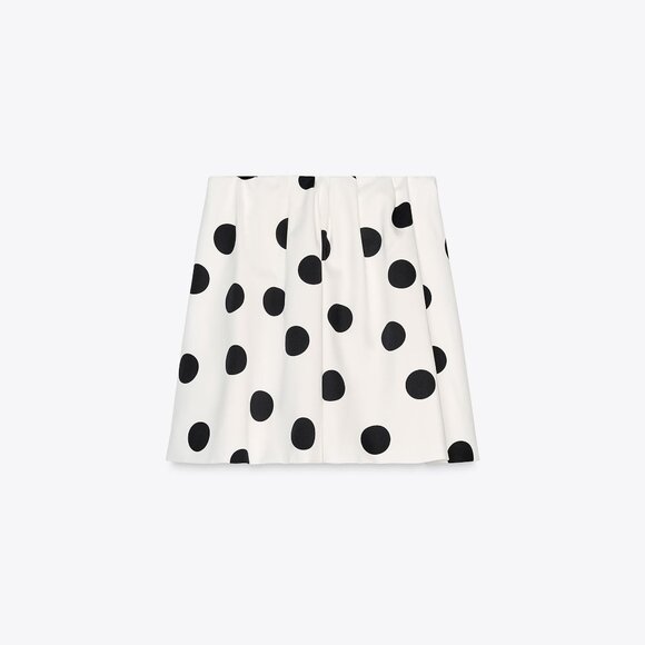 ZARA POLKA DOT STRAPLESS TOP XL - Picture 2 of 4